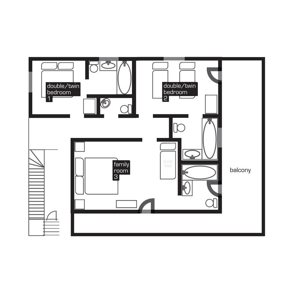 Chalet Johanna La Tania Floor Plan 1